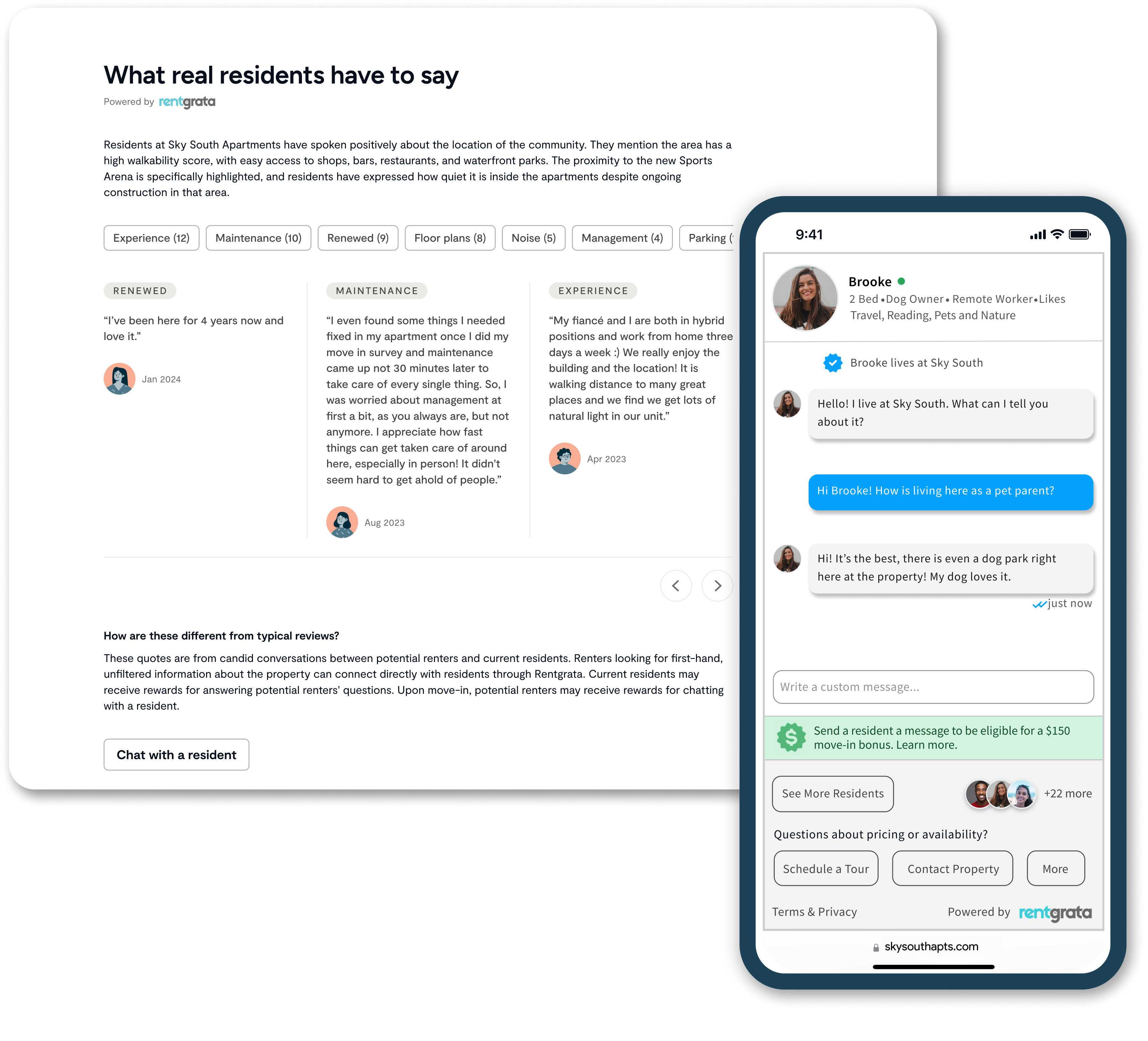Lead nurturing and resident advocacy